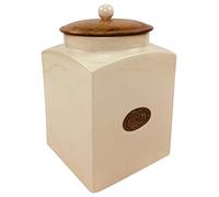Geko Ceramic Biscuit Jar, Cream, Large, One Size