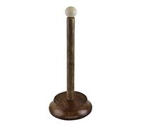 Geko Country Cottage Wood & Ceramic Kitchen Roll Holder