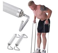 GEKU FIT Resistance Bands Handles, A Pair of Aluminum Fitness Handles for Resistance Band Exercises, Strength Training, and Home Gym (Aluminum Alloy Handles(Pair))