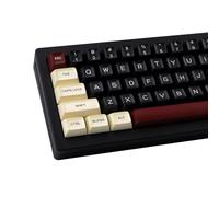 GEKUCAP 160 Keys Rome Theme Keycap Set, PBT Double Shot Keycaps, SA Profile, Black and Brownish Yellow, Compatible with 61/64/68/84/87/100/104/108 Mechanical Keyboards