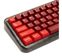 GEKUCAP Custom PBT Keycaps 173 Keys, Double Shot Cherry Profile Keycap, Minimalist Red Key caps Set with Key Puller for Mechanical Keyboard Compatible with ANSI ISO Layout