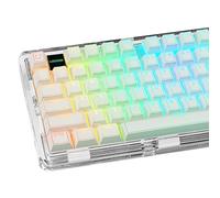 GEKUCAP Minimalist Style PBT Keycaps, Shine Through Doubleshot Keycap Set 142Keys, Cherry Profile Keyboard Keycaps for Gateron Cherry MX Switches Mechanical Keyboards