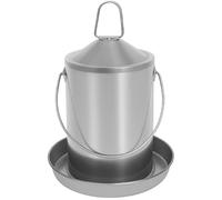 Gekufa 3L Chicken Drinker, 304 Stainless Steel, BPA Free, Poultry Water Dispenser