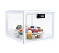 Gekufa Locked Box, Medication Lockable Container Snack Storage Box with Lock for Medicine, Food, Phone, Office Documents storage