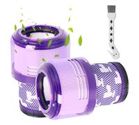 Gekufa Vacuum Filters Replacement Parts Compatible with Dyson V11 Torque Drive V11 Animal V11 Complete V11 Extra V15 Detect V15s Detect Submarine Vacuums by Poweka Compare to Part 970013-02