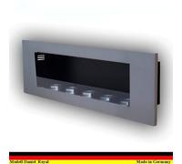 Gel and Ethanol Fireplace Cheminee Camino Chimenea Kamin Daniel Royal Silver
