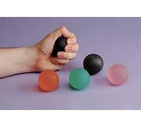 Gel Ball Hand Exerciser, Gel Balls Perfect for Rehabilitation and Strengthening-Ideal for Conditioning Hands, Fingers, and Forearms in Home, Clinical, and On-the-Go Settings, Black, X-Firm
