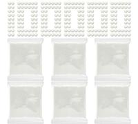 Gel Balls Blaster Ammo 7-8mm(6 Pack,10000 Pcs), Gel Water Blaster Refill Ammo for Splat Gun, Gel Bullets for Splat Ball Blaster, Made of Non-Toxic Eco Friendly Material, for Ages 14+ (White)