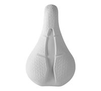 Gel Bike Seat Cushion Cover - Padded Bicycle Saddle Cushion for Men & Women, Waterproof Exercise Bike Accessories for Spin, Mountain, MTB, Indoor and Outdoor Cycling (White)