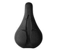 Gel Bike Seat Cushion Cover - Padded Bicycle Saddle Cushion for Men & Women, Waterproof Exercise Bike Accessories for Spin, Mountain, MTB, Indoor and Outdoor Cycling (Black)