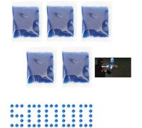 Gel Blaster Ammo, 50000 Pcs Refill Gel Balls, 7-8 mm Blaster Bullets,Refill Gun Ammo Biodegradable Stress Relief Decorative Water Ball Toy Pellet for Teenagers Adults Automatic Guns Filling