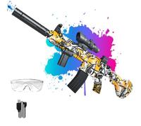 Gel Blaster, Automatic Electric Splatter Ball Toy with Goggles, for Outdoor Activities, Gift for Boys and Teens, Birthday