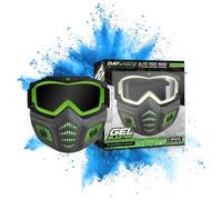 Gel Blaster Elite Face Mask - Glow in The Dark Tactical Face Mask with Detachable Goggles & Adjustable Headband - Facemask with Vented Jaw Frame Fits All Types of Faces - for Ages 14+
