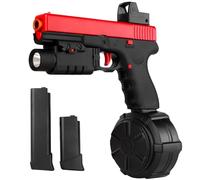 Gel Blaster New JM-X2,Upgrade Version Gel Toys with Goggles and Drum, Christmas Easter Outdoor Games and Backyard Fun for Ages 14 years old and up and Adults,Red