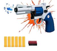 Gel Blaster Revolver Toy Shell Ejecting Water Pistol Splatter Ball Soft Dart Outdoor Teens Garden Action Activity Shooting Games