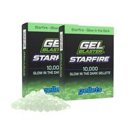 Gel Blaster Starfire 20,000 Gellets - Official Refill Ammo for Starfire Gel Blasters - Glow-in-The-Dark UV Activated Tracer Night Rounds - Increased Blasting Performance & Accuracy, for Ages14+
