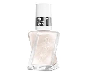 Gel by essie Gel-like Nail Polish, Up to 15 Days of Wear, No UV Light, Drip Drip Metallic Neutral White Nail Polish, 13.5ml