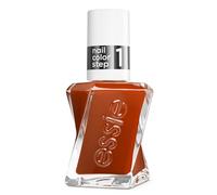 Gel by essie Longwear Nail Polish, Amber Brown Varnish, Fab Florals, No UV | 2-Step Colour And Top Coat System For A Plump, Gel-Like Manicure That Lasts Up To 15 Days, No UV Light Needed