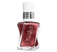 Gel by essie Longwear Nail Polish, Metallic Burgundy Red, Size Me Up, No UV | 2-Step Colour And Top Coat System For A Plump, Gel-Like Manicure That Lasts Up To 15 Days, No UV Light Needed