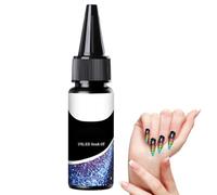 Gel Clear Nail Polish,30ml Long-Lasting Manicure Adhesive - Nail Blending Gel,for Women Girls Project Salon Practice Parties Home Manicure