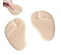 Gel Comfort Pads, Forefoot Cushion Inserts, Clear Anti Slip Insoles with Thong Support, Soft Silicone Foot Pads, Sandal Accessories with Invisible Design, Footwear Cushion Aid for Beach Wear