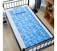 Gel Cooling Mat with Pillow for Adult, Summer Cooling Body Pad Cooling Mattress for Human Cushion Comfortable Cool Mat for Bed(170 * 70cm)
