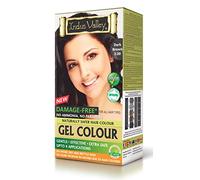 Gel Dark Brown 3.0 Hair Dye Colour Colouring Kit (1 Full Kit) by Indus Valley