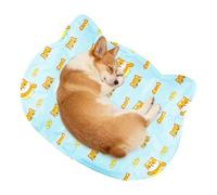 Gel Dog Cooling Mat, Summer Heat Relief Pad, 18 Inches Pet Mat with Non Slip, Cooling Accessory, Pet Comfort Tool with Soft Design, Travel Kit for Living Room Bedroom