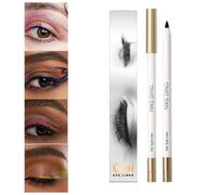Gel Eyeliner Pencil, Long Lasting Gel Eyeliner With Pencil Sharpener, Non-Smudging Eye Liner Pencils, Quick Drying Makeup Tool For Women Girls & Beginners