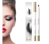 Gel Eyeliner Pencil, Long Lasting Gel Eyeliner With Pencil Sharpener, Non-Smudging Eye Liner Pencils, Quick Drying Makeup Tool For Women Girls & Beginners