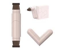 Gel Eyeliner Pencil Set, Foldable Eyeliner Stamp for Perfect Wings, Waterproof Eyeliners Tool, Smudge Proof Eyeliners Pen For Women And Makeup Beginners (Brown)