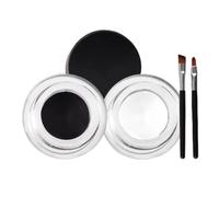 Gel Eyeliner Waterproof Cosmetic, 2 Color Cream Makeup, Smudge Proof Lacquer Tool with Premium Build, Beauty Care System with Smart Design, Smooth Radiant Coverage Aid, Companion