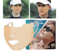 Gel Facial Cover - Hydrogel Protection Face Patch | Lightweight Hydrating Skin Care Sunscreen Patch | Face masque Glass Skin for Outdoor Sports, Cycling, Facee Wrap