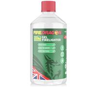 Gel Fire Lighter by FireDragon | 1000ml of Premium Bioethanol Fuel Gel | Eco-Friendly, All Weather Bioethanol Fuel for BBQs, Firepits, Ethanol Burners, Indoor fires & Log burners