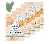 Gel Fleece Eye Pads Set - 5 Pairs + Bonus Gua Sha Face Massage