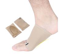 Gel Foot Arch Support, Soft Silicone Gel Correction Bow Pads, Insole Sleeve Foot Cushion Pain Relief Heel Protection