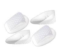 Gel Heel Cup,Transparent Shock Absorption Cushions - Heavy Duty Reusable Honeycomb Cushioning, Self-Adhesive Non-Slip Comfort for Men Women Nurses Dancers