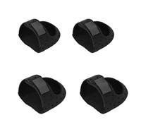 Gel Heel Protectors for Plantar Fasciitis - 2-Pair Foot Cushions (Large & Small Sizes), Reusable and Washable, Pain Relief for Heel Spurs, Achilles Tendonitis, and Foot Pain