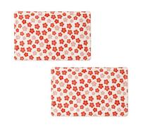 Gel Ice Pack with Soft Washable Fabric Cover, 20x30cm Reusable Hot Cold Therapy Pack, Flexible Cold Compress for Knee, Back, Shoulder, Headache & Post-Surgery Relief, Microwaveable, Flower