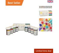 Gel Icing Colors Set - 8 Vibrant Shades for Masterful Cake Decorating, 226.4g