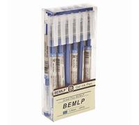 Gel Ink Pen Extra fine point 0.35mm Blue Liquid Rollerball Pens Quick Drying Gel Pens School Office student Exam Writing Stationery Supply 12 Pcs/Set (Blue)