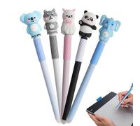 Gel Ink Pens, Erasable Cute Smooth Writing - Funny Animal Erasable Pens Set - for Kids Students Home School Classroom Journaling Scrapbooking Note Taking Planner Diary
