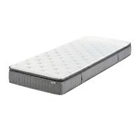 Beliani Gel Memory Foam Pocket Spring Mattress PLEASANT H2/3 Medium 90 x 200 cm (EU Single), White