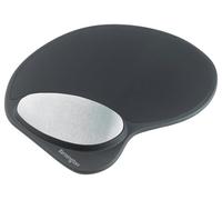 Gel Mouse Mat with Wrist Rest, Black / Grey - 62404