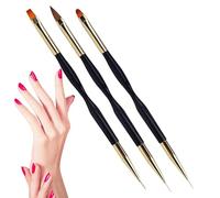 Gel Nail Bag - Professional Design Kit, Coating | Acrylic Brush Sceshi with Precision Liner and Paint Head for Home Study Study C