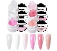 Gel Nail Builder 6 Colors Non-Sticky Top Coat