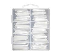 Gel Nail Forms - Universal System | Acrylic Re-usable Guide - Manicure Extension Building Tools - Fingernail accessories for creating perfect tips, ideal for beginners, professionals, and home sa