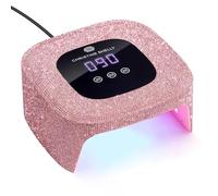 Gel Nail Lamp, CHRISTINE SHELLY 48W Fast Curing LED Nail Dryer Sparkly Gel Polish UV Nail Light Auto Sensor 3 Timer with LCD Touch Screen for Home DIY Use