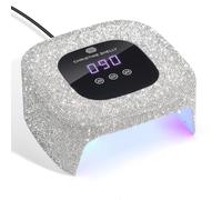 Gel Nail Lamp, CHRISTINE SHELLY 48W Fast Curing LED Nail Dryer Sparkly Gel Polish UV Nail Light Auto Sensor 3 Timer with LCD Touch Screen for Home DIY Use