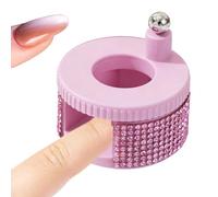Gel Nail Magnet - Automatic 360 Degree Rotating, Magnetic Gel Nail Tool with Multi-Angle Swivel, Professional Cats Eye Wall, Manicure Salon Equipment, Daily Travel Beauty Kit for Art Design
